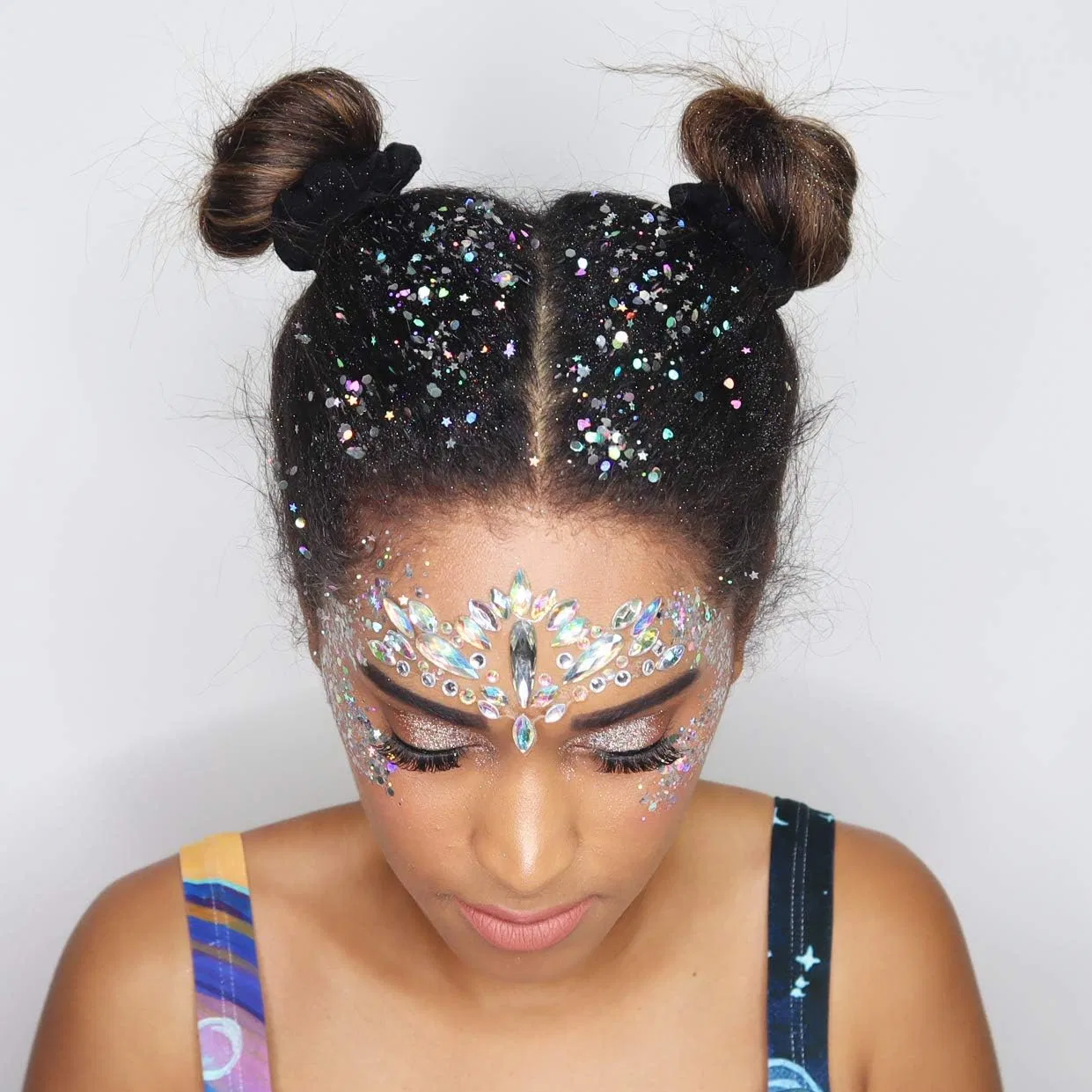Глиттер для тела Holographic Silver, Electric Bliss Beauty, 15 г — фото 4