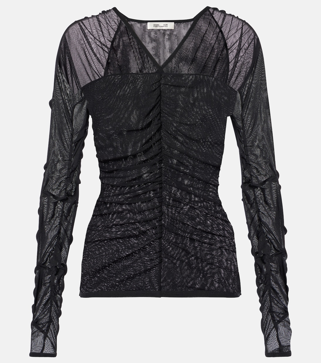 

Сетчатый топ Eli Diane von Furstenberg, черный