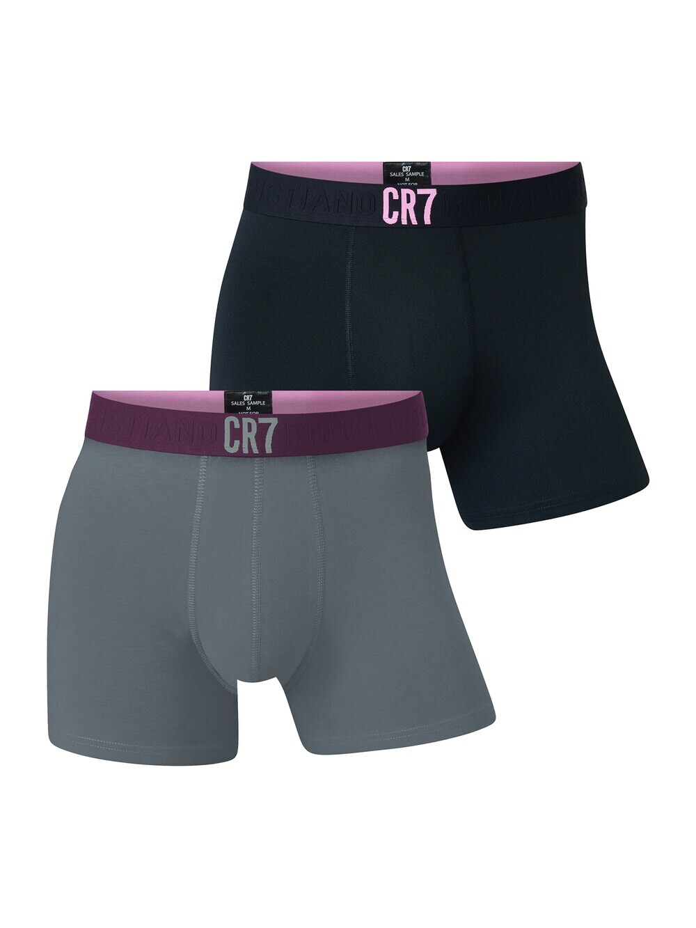 

Трусы боксеры CR7 - Cristiano Ronaldo Fashion, серый/черный