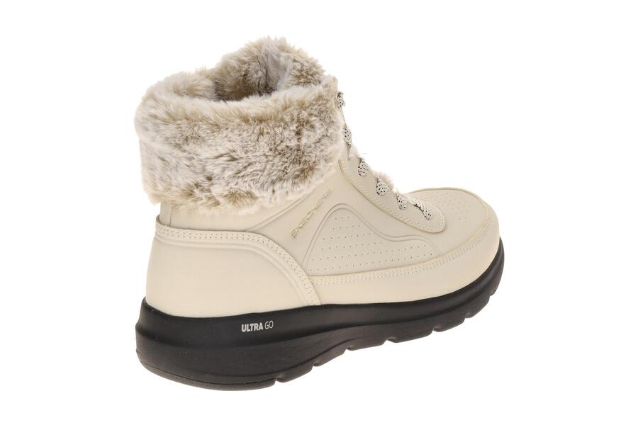 Женские ботинки Skechers GLACIAL ULTRA - бежевые ботильоны для отдыха, НОВЫЕ — фото 4