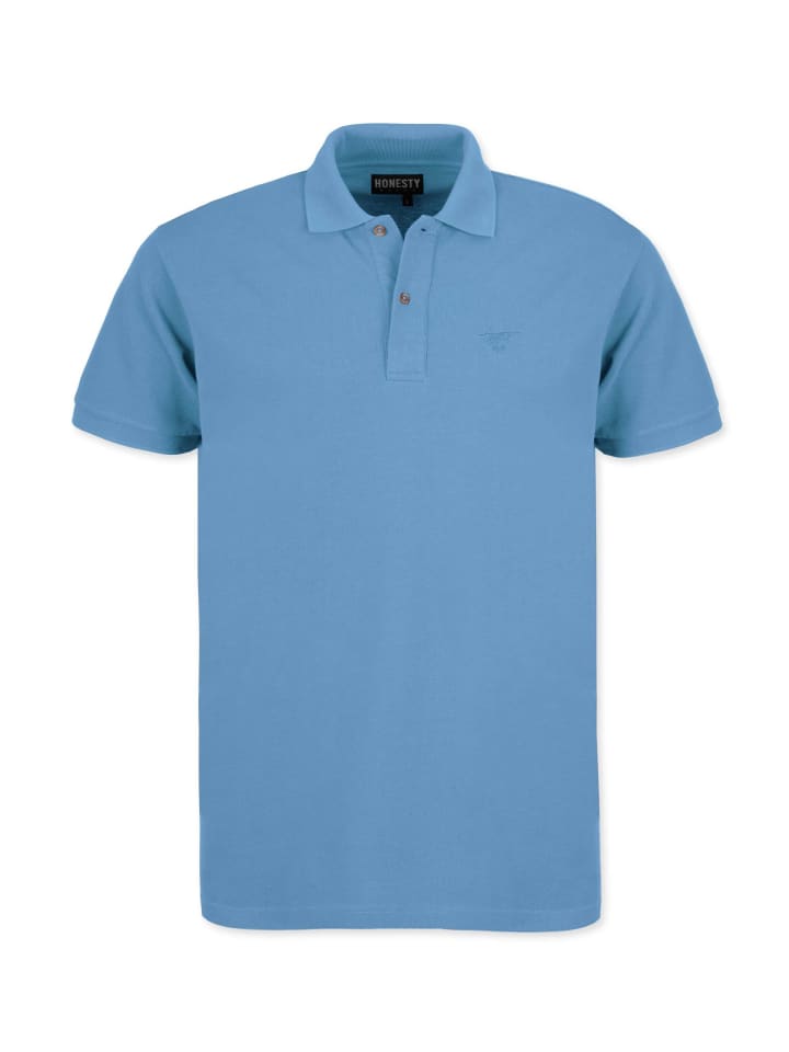 

Футболка Basic Polo HONESTY RULES, цвет aegean-blue