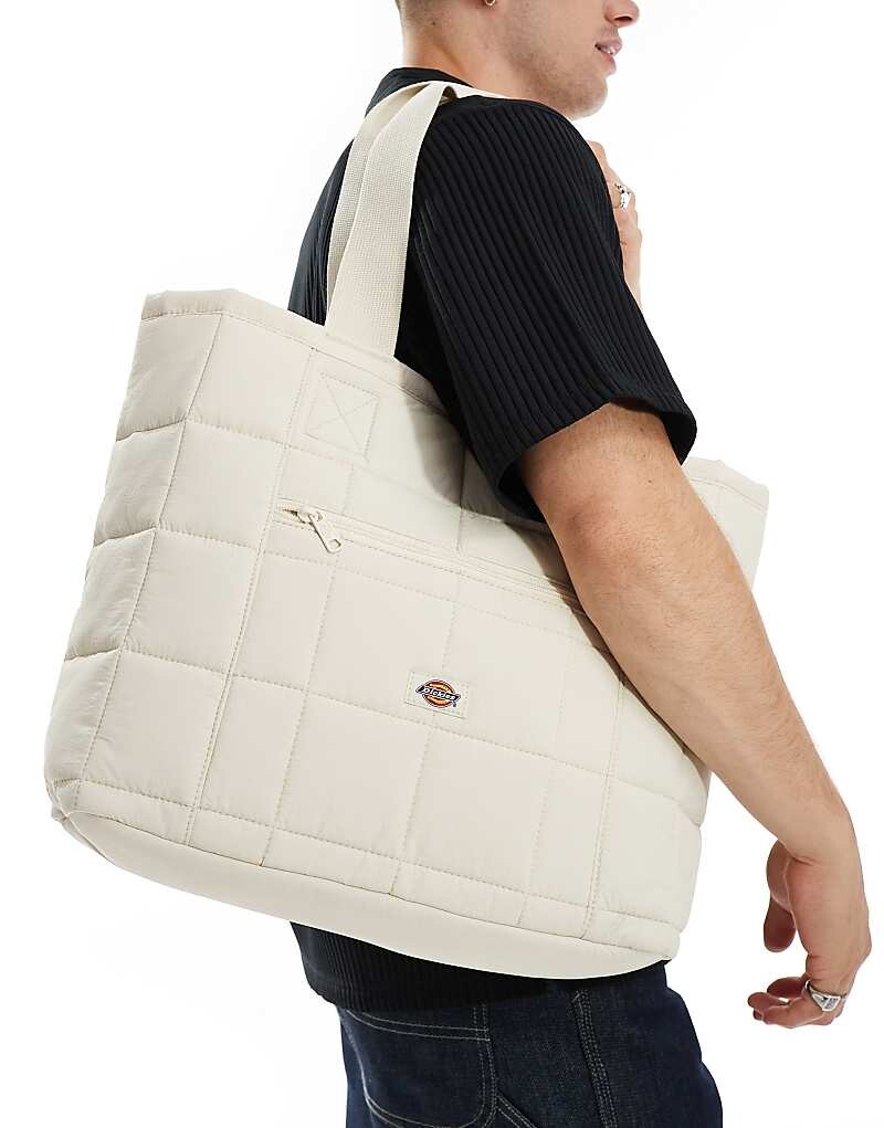 

Стеганая большая сумка Dickies – Thorsby – Off-White