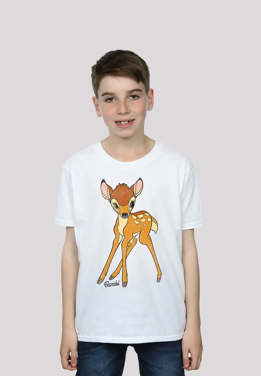 

Футболка F4NT4STIC "Disney Bambi Classic Comic", унисекс для детей, товары премиум-класса, для мальчиков, для девочек, с принтом, белый