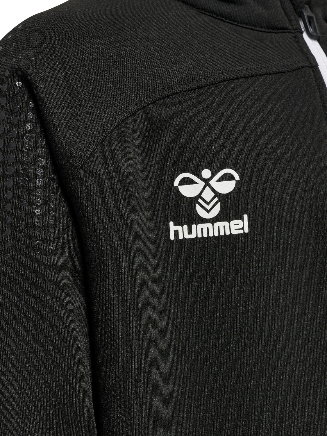 Толстовка Hummel Mit Kurzem Reißverschluss Hmllead Half Zip Kids, черный — фото 3