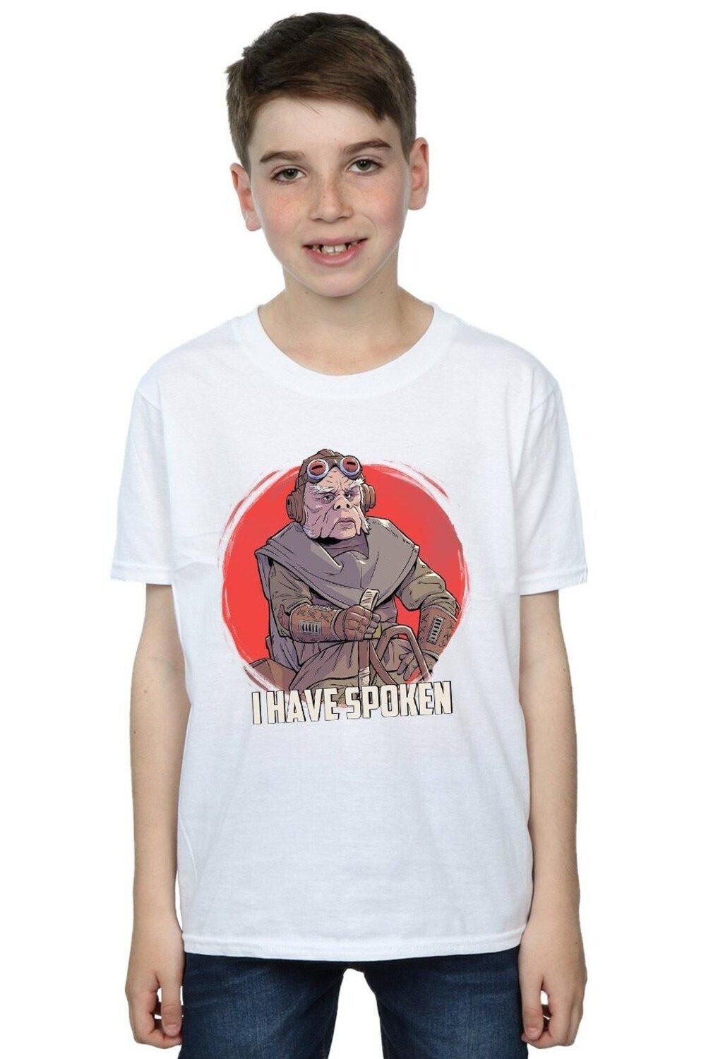 

Футболка «Мандалорец, с которым я говорил» Star Wars, белый