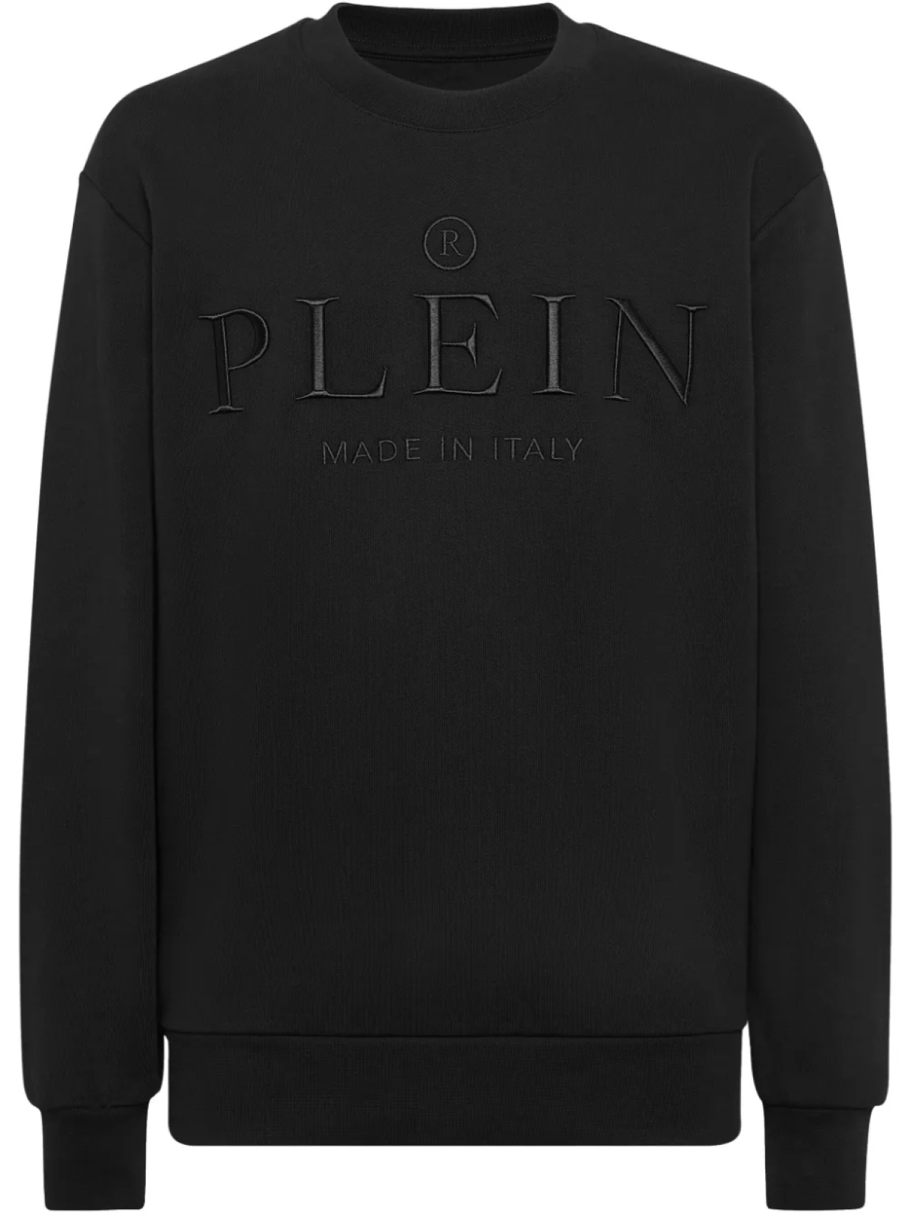 

Толстовка с тисненым логотипом Philipp Plein, черный