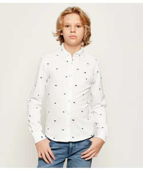 

Рубашка Regular fit Tommy Hilfiger, белый