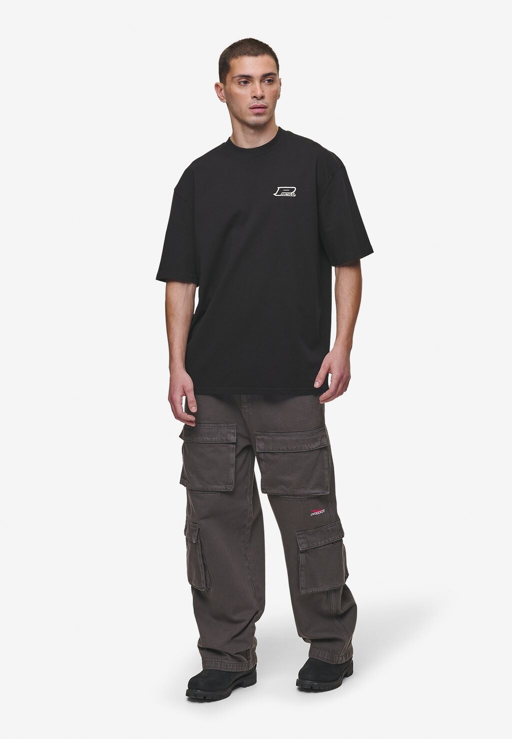 

Футболка с принтом FOX OVERSIZED TEE Pegador, черный