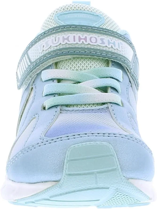 Детские кроссовки TSUKIHOSHI Rainbow Kids - с застежкой на ремешок, пригодные для стирки в машине, с широкой носочной частью и противоскользящими, немаркими подошвами, для детей 4-12 лет, синий — фото 3