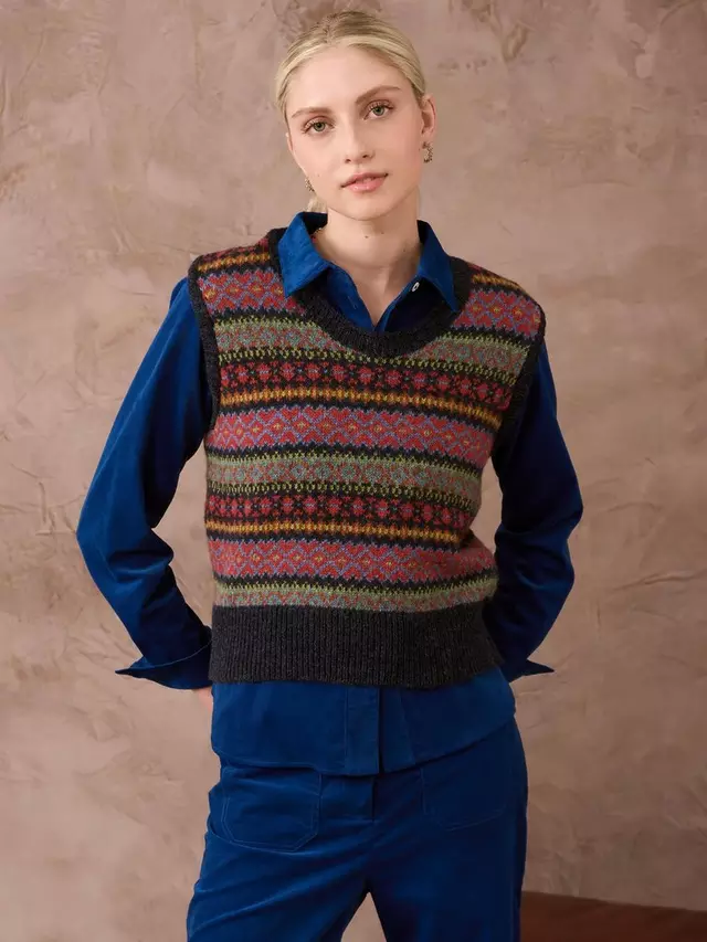 

Топ Brora Fair Isle Wool Tank, разноцветный