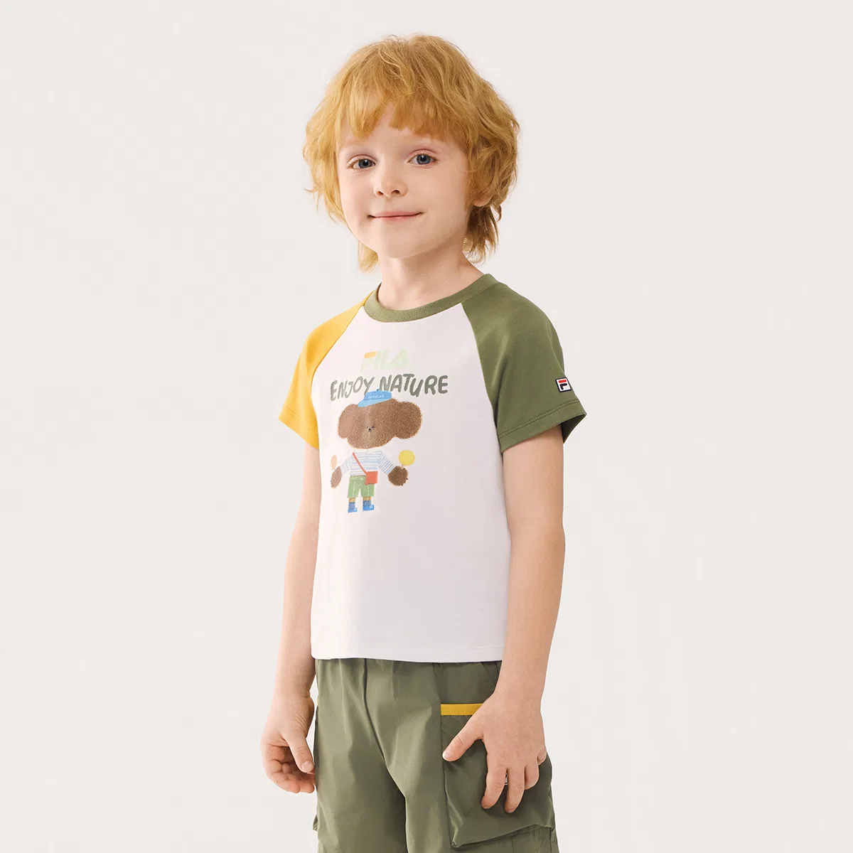 Футболка Standard White Kids' FILA KIDS — фото 4