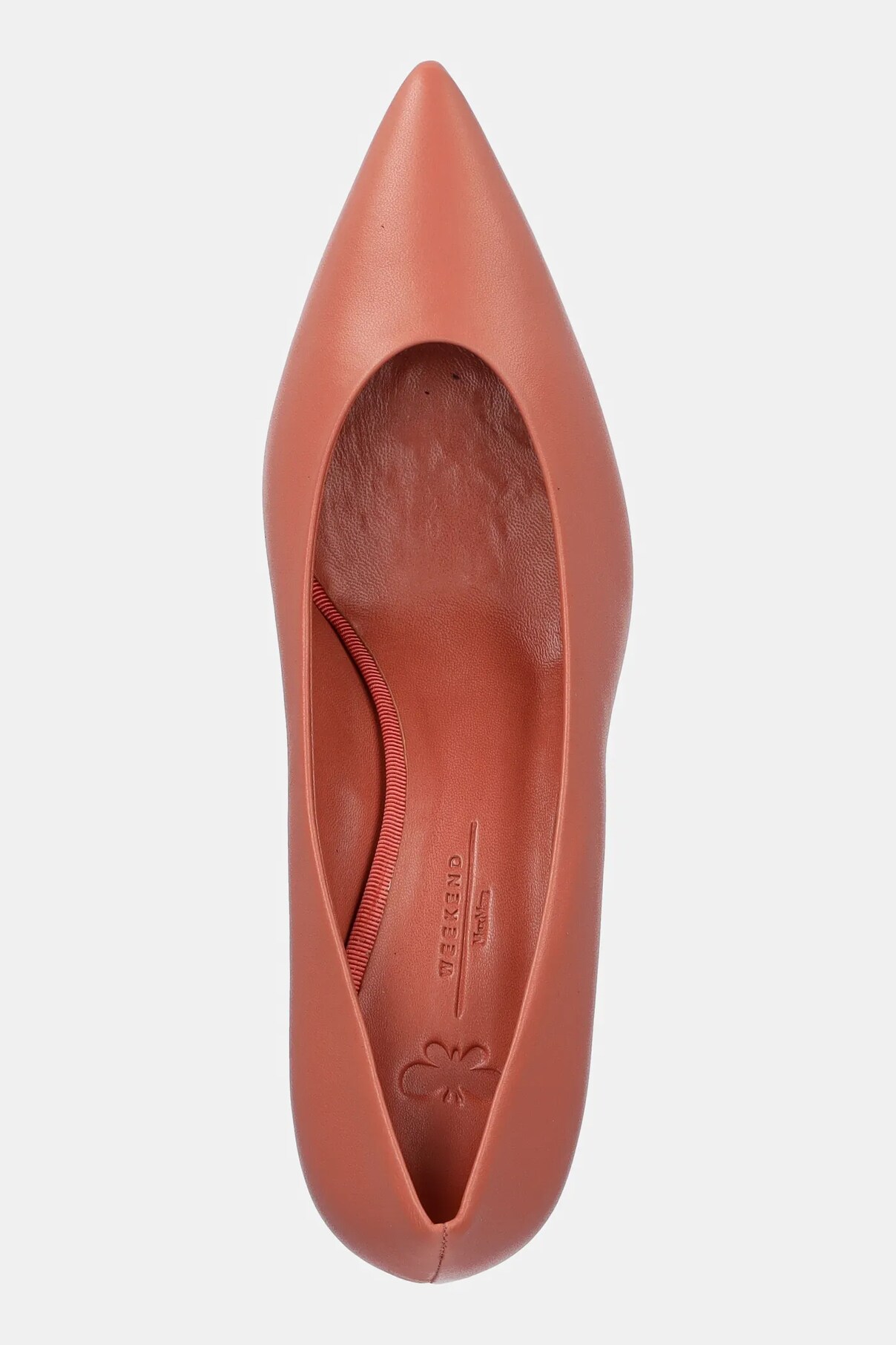 Туфли-лодочки из кожи RENZA Weekend Max Mara, оранжевый — фото 4