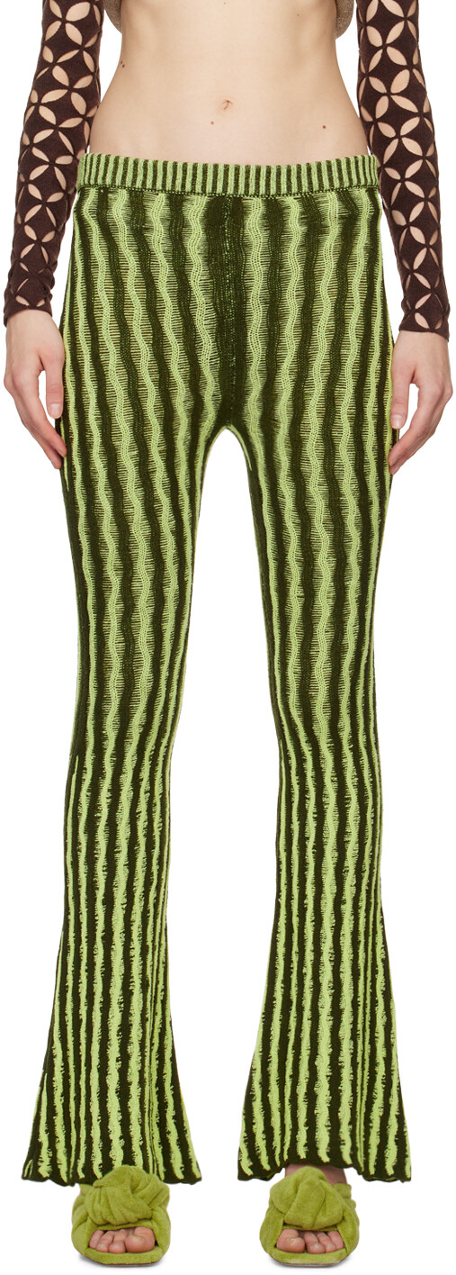 

Эксклюзивные брюки SSENSE Green Cactus Lounge Isa Boulder
