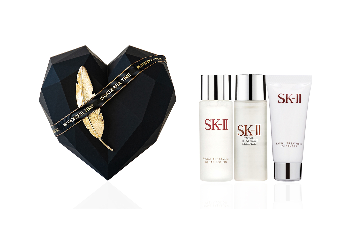 

Fairy Water Platinum Angel набор для ухода за кожей коробка увлажняющая сыворотка 30 мл + успокаивающий и осветляющий лосьон 30 мл SK-II