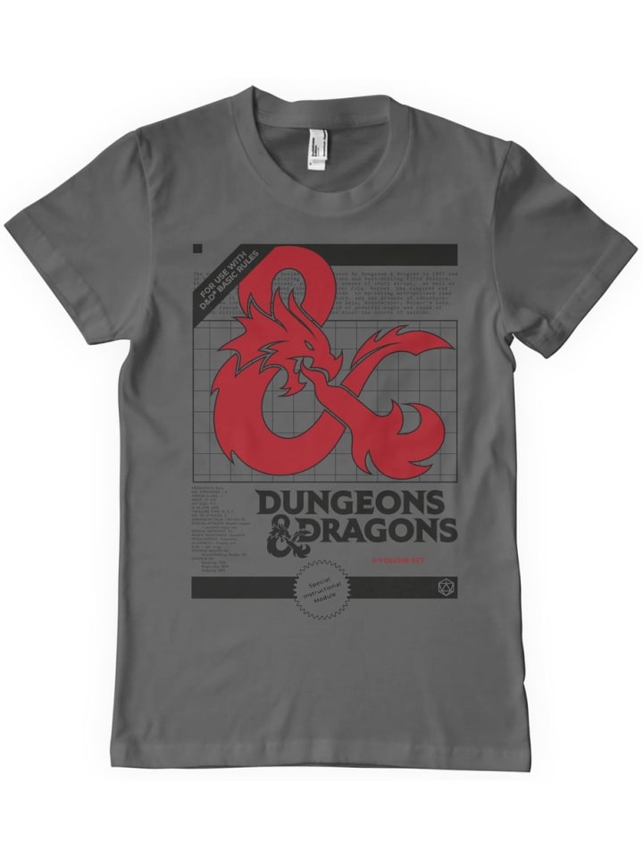 

Футболка D&D 3 Volume Set T-Shirt серого цвета Dungeons And Dragons, Серый, Футболка D&D 3 Volume Set T-Shirt серого цвета Dungeons And Dragons