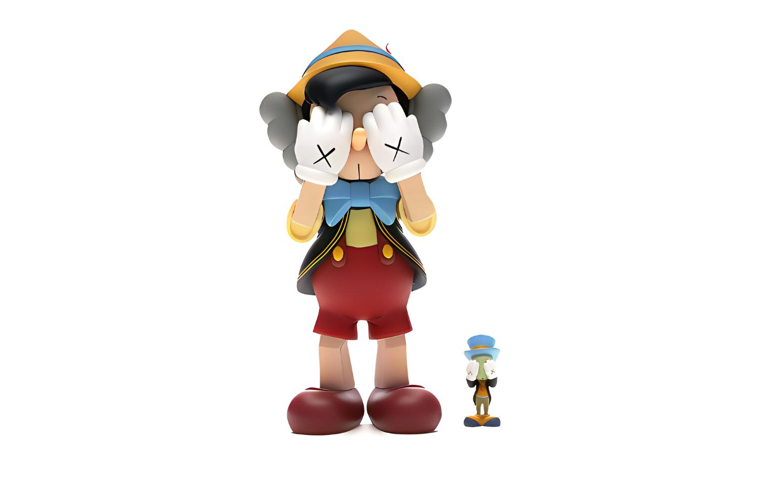 

KAWS Виниловая фигурка Pinocchio & Jiminy Cricket Multi