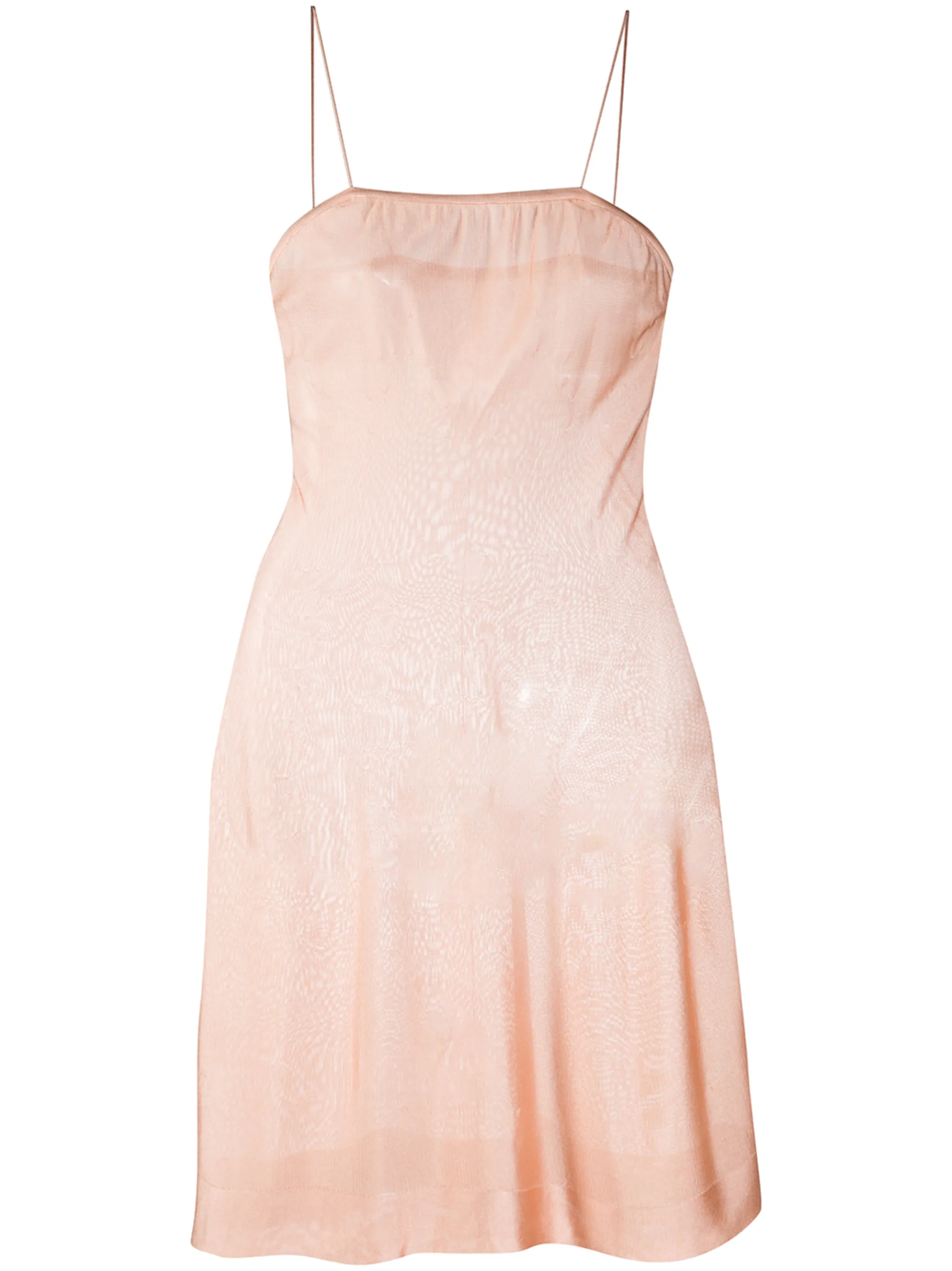 

Платье-комбинация мини Alaïa, нейтральный