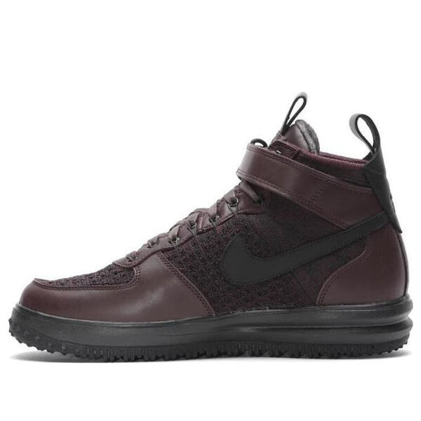 

Кроссовки lunar force 1 flyknit workboot Nike, красный