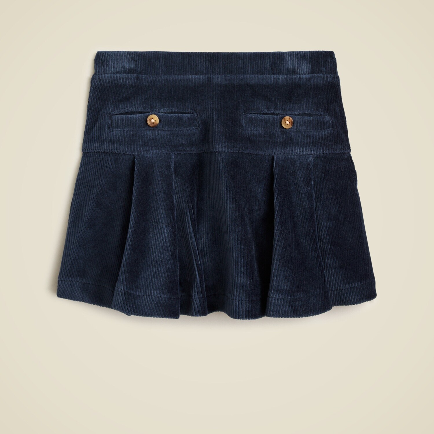 

Мини-Юбка из вельвета с заниженной талией для девочек J.Crew, синий