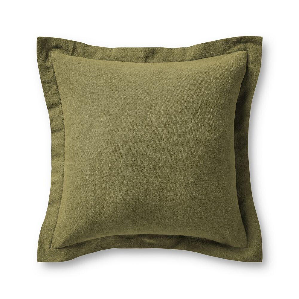 

Двусторонняя декоративная подушка с двойным фланцем Loloi x Sonoma Goods For Life, зеленый