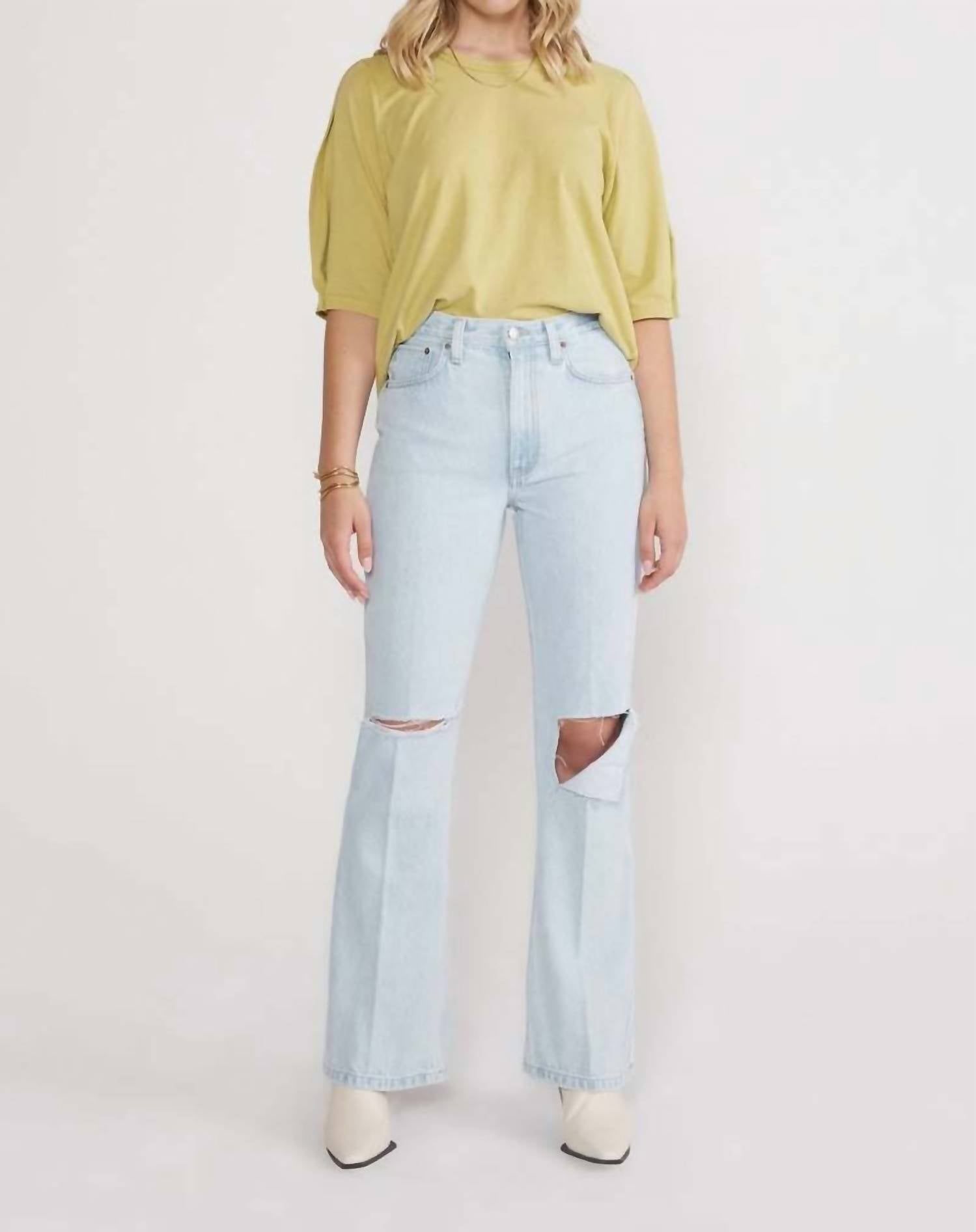 

Джинсы Sasha Modern Flare цвета Sea Breeze ETICA