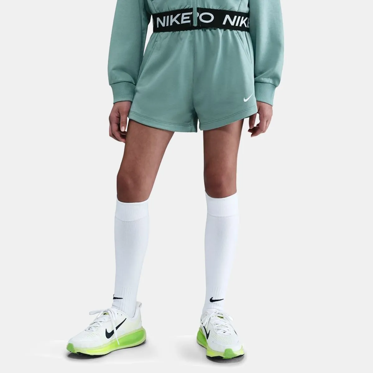 

Шорты для девочек Pro Dri-FIT Fleece Nike, синий