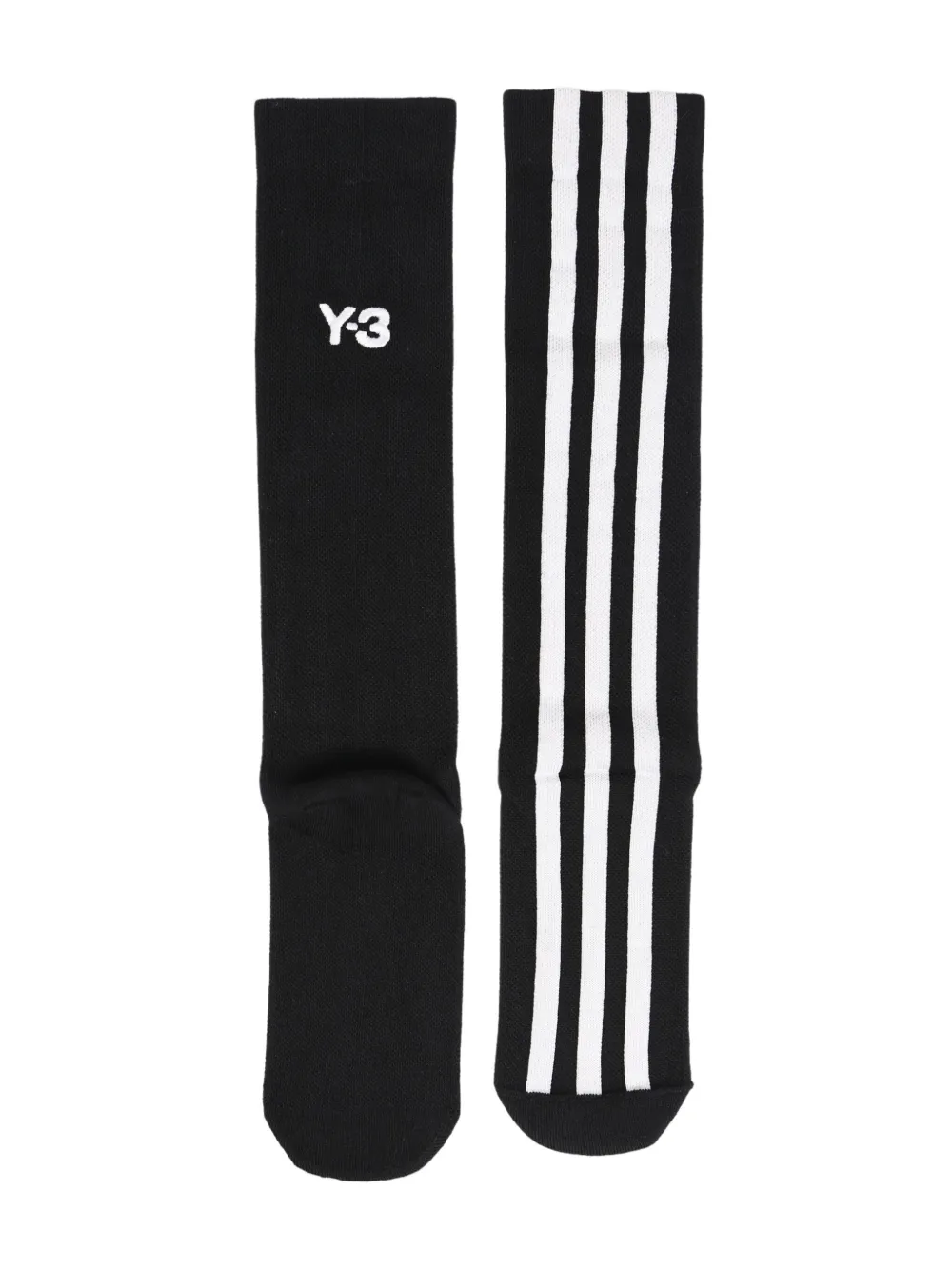 

Носки с логотипом и тремя полосками Y-3, черный