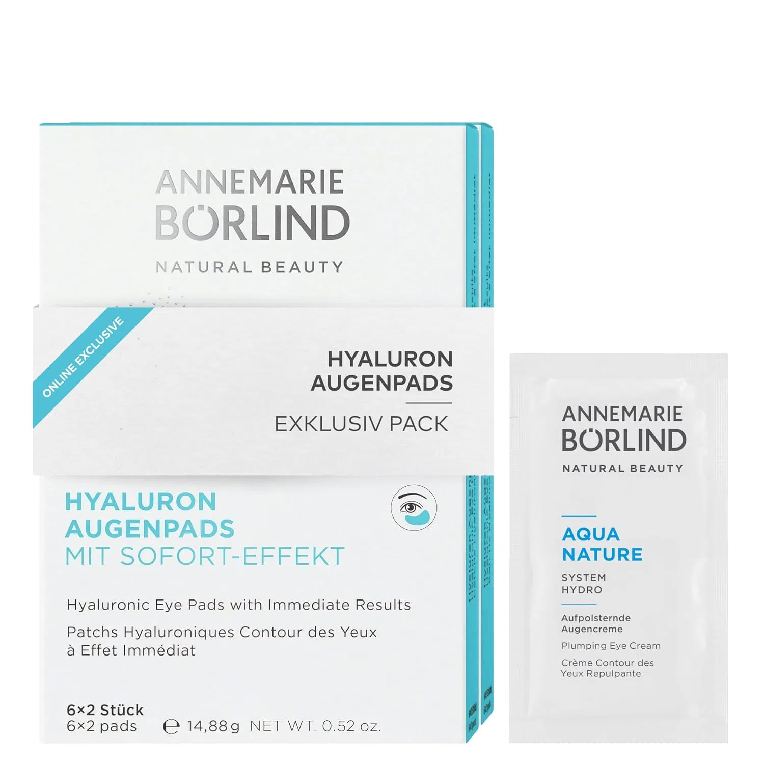 Набор гиалуроновых патчей для глаз «Hyaluronic Eye Pads» от ANNEMARIE BÖRLIND Annemarie Börlind