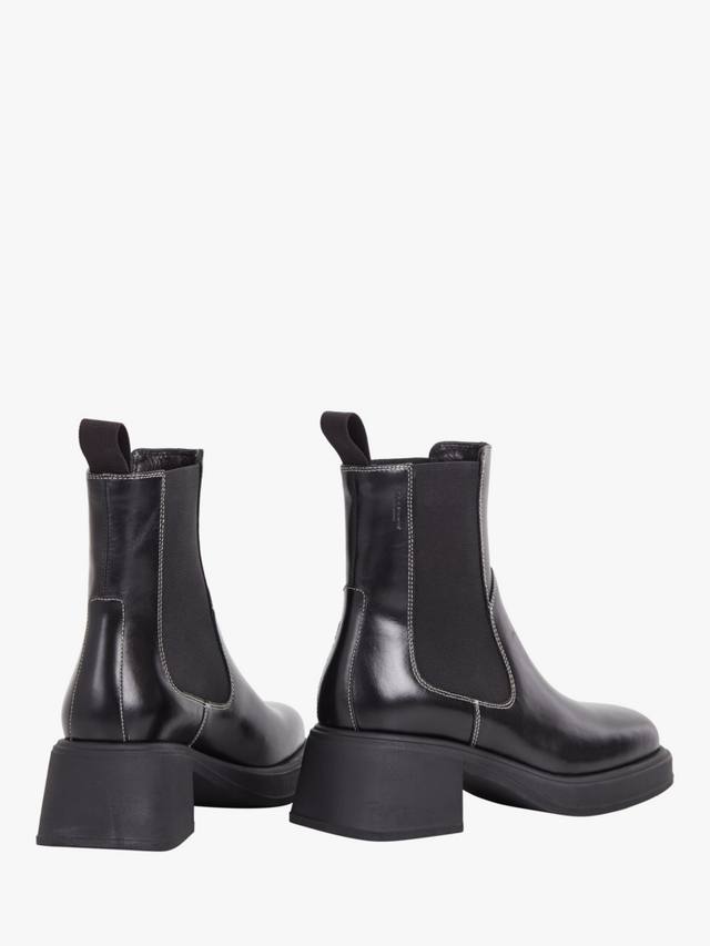 Кожаные челси ботинки Dorah на платформе Vagabond Shoemakers, Black — фото 3