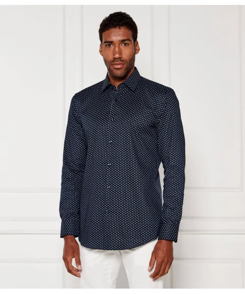 

Рубашка h-hank-kent-c1-214 Slim fit Boss, синий