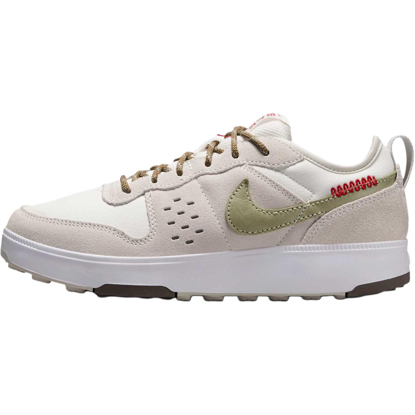 

Детские повседневные кроссовки C1TY с износостойким низким верхом Nike, серый/белый/зеленый