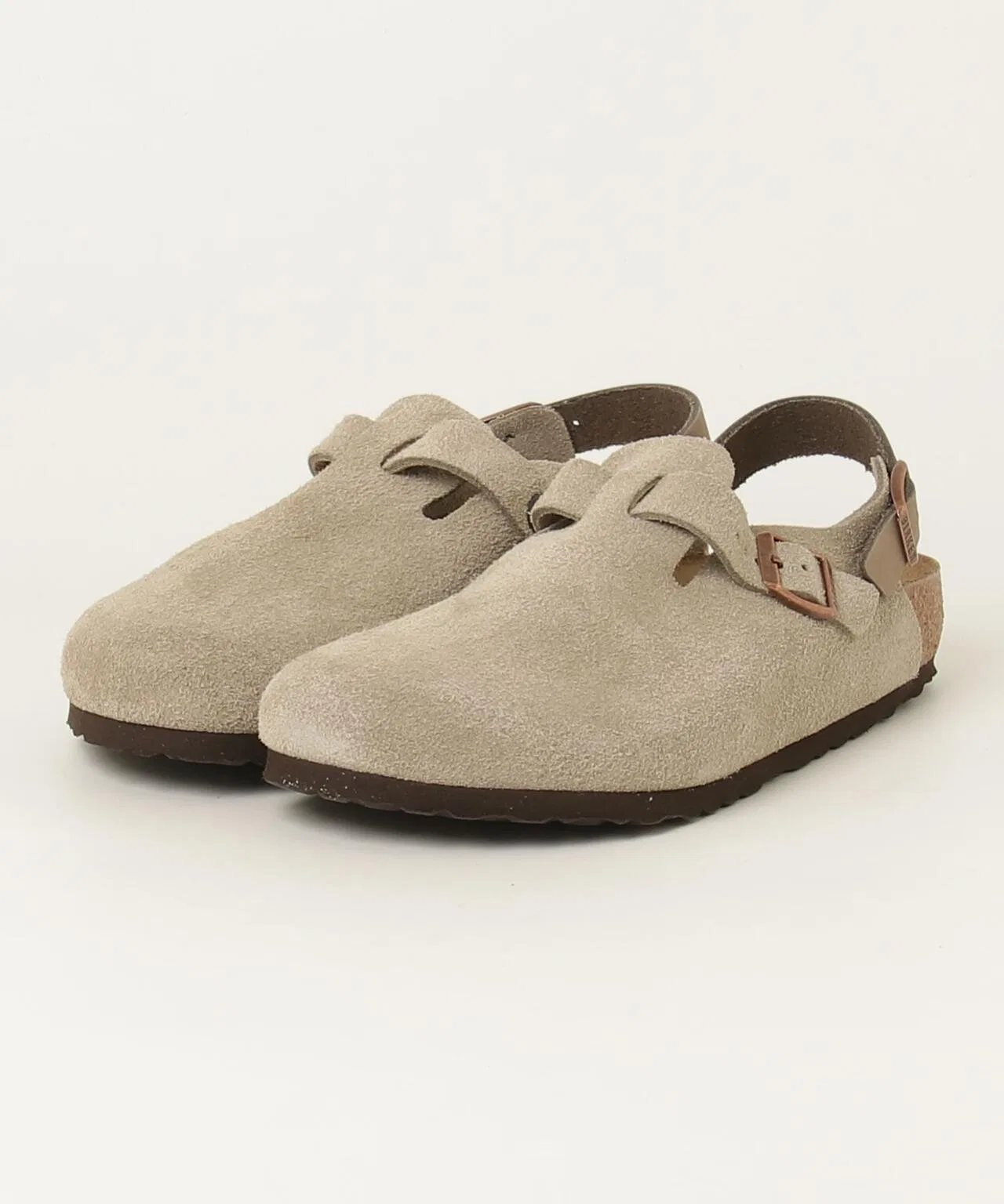 Мужские замшевые сандалии Tokio BIRKENSTOCK чёрные — фото 4