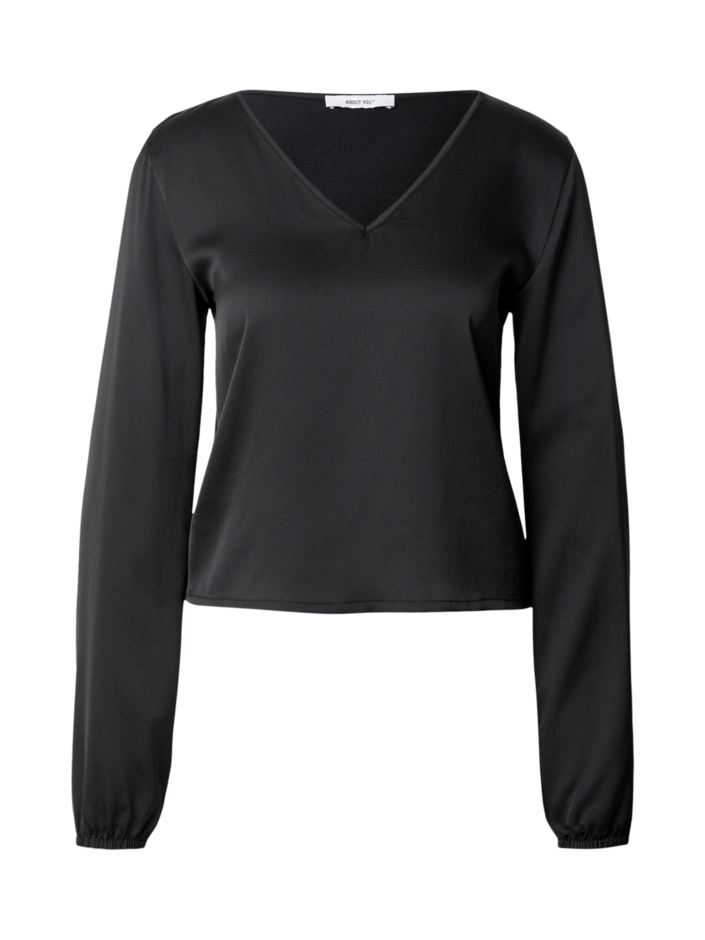 

ABOUT YOU Лонгслив 'Davinia' в черном цвете