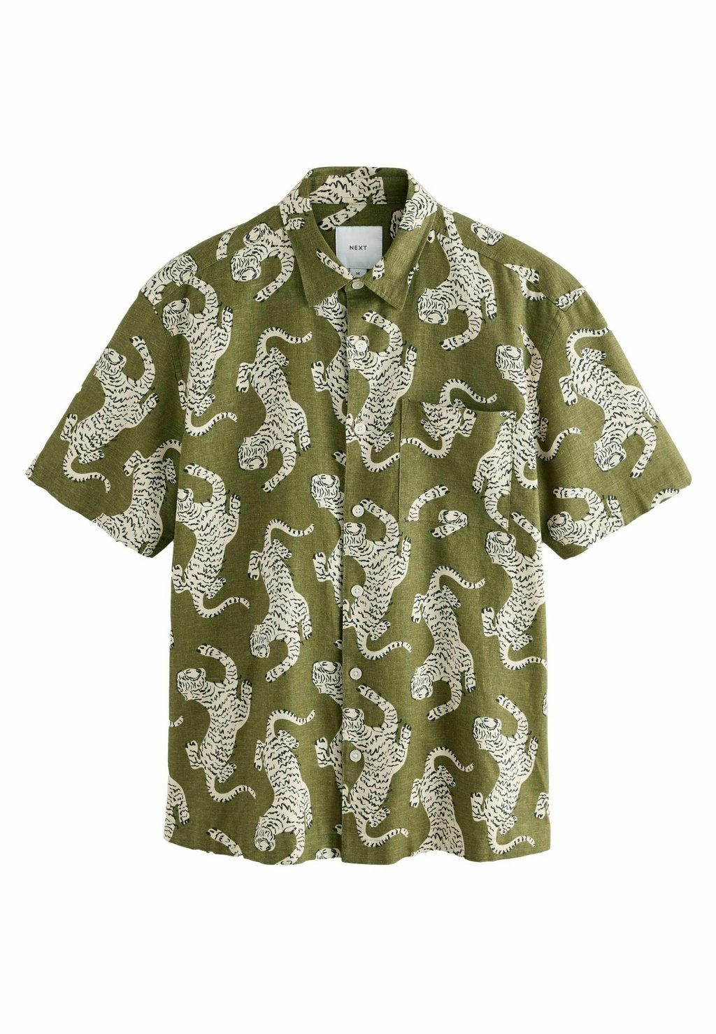 

Рубашка REGULAR FIT SHORT SLEEVE Next, зеленый