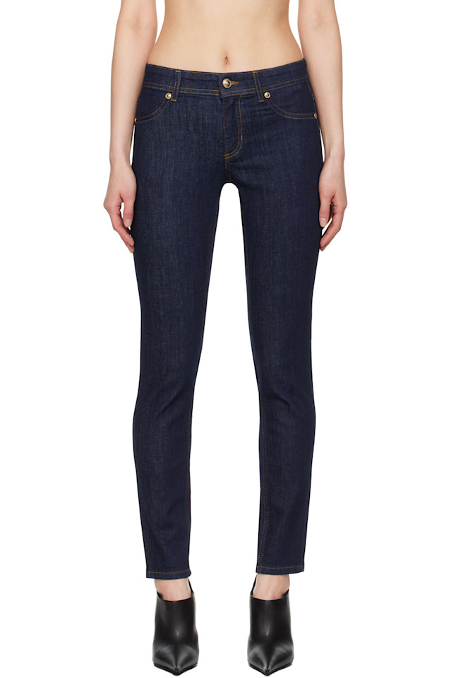 

Джинсы с двумя карманами Versace Jeans Couture, синий