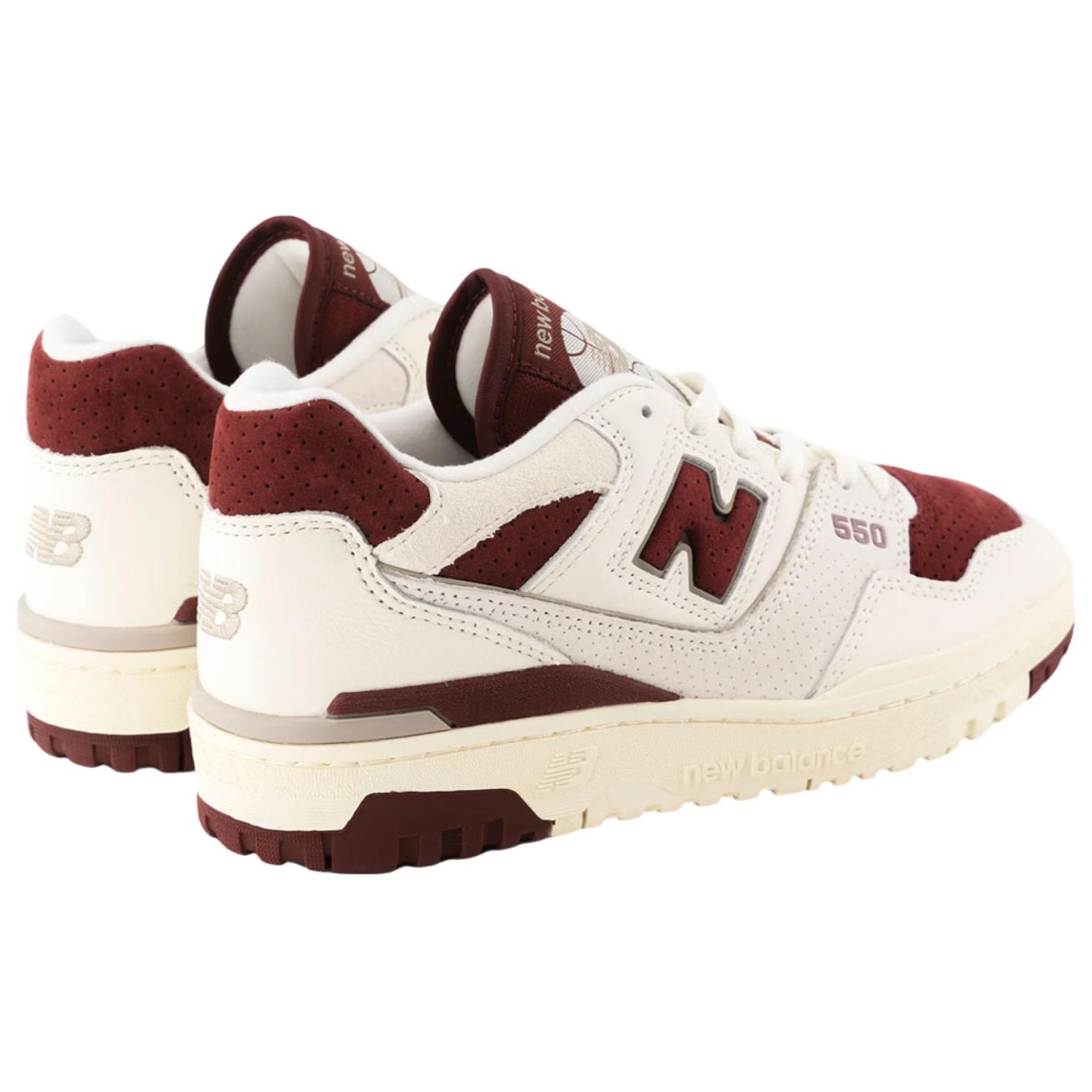 New Balance 550 'Sea Salt Classic Crimson' — фото 3