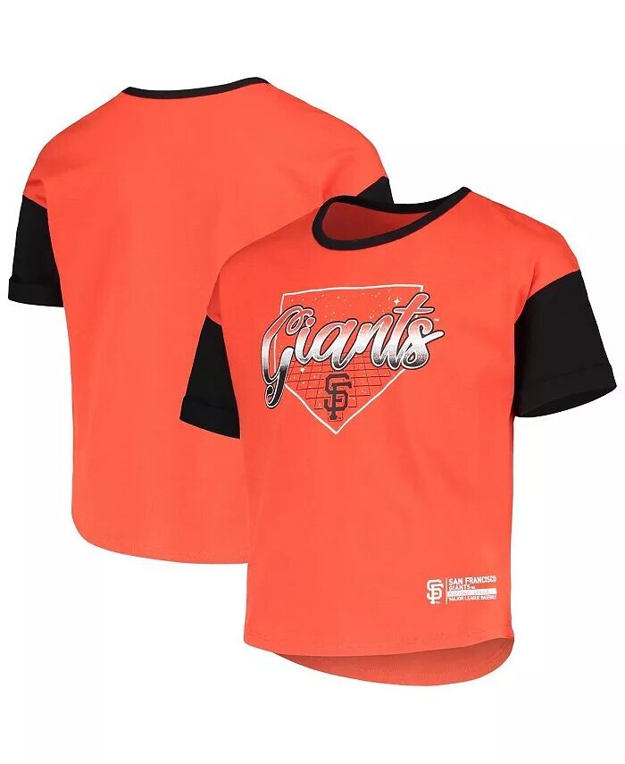 

Футболка Big Girls Orange San Francisco Giants Bleachers Outerstuff