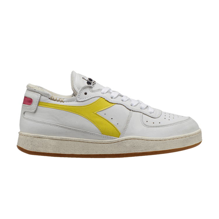 

Кроссовки Diadora Mi Basket Row Cut 'White Yellow', белый