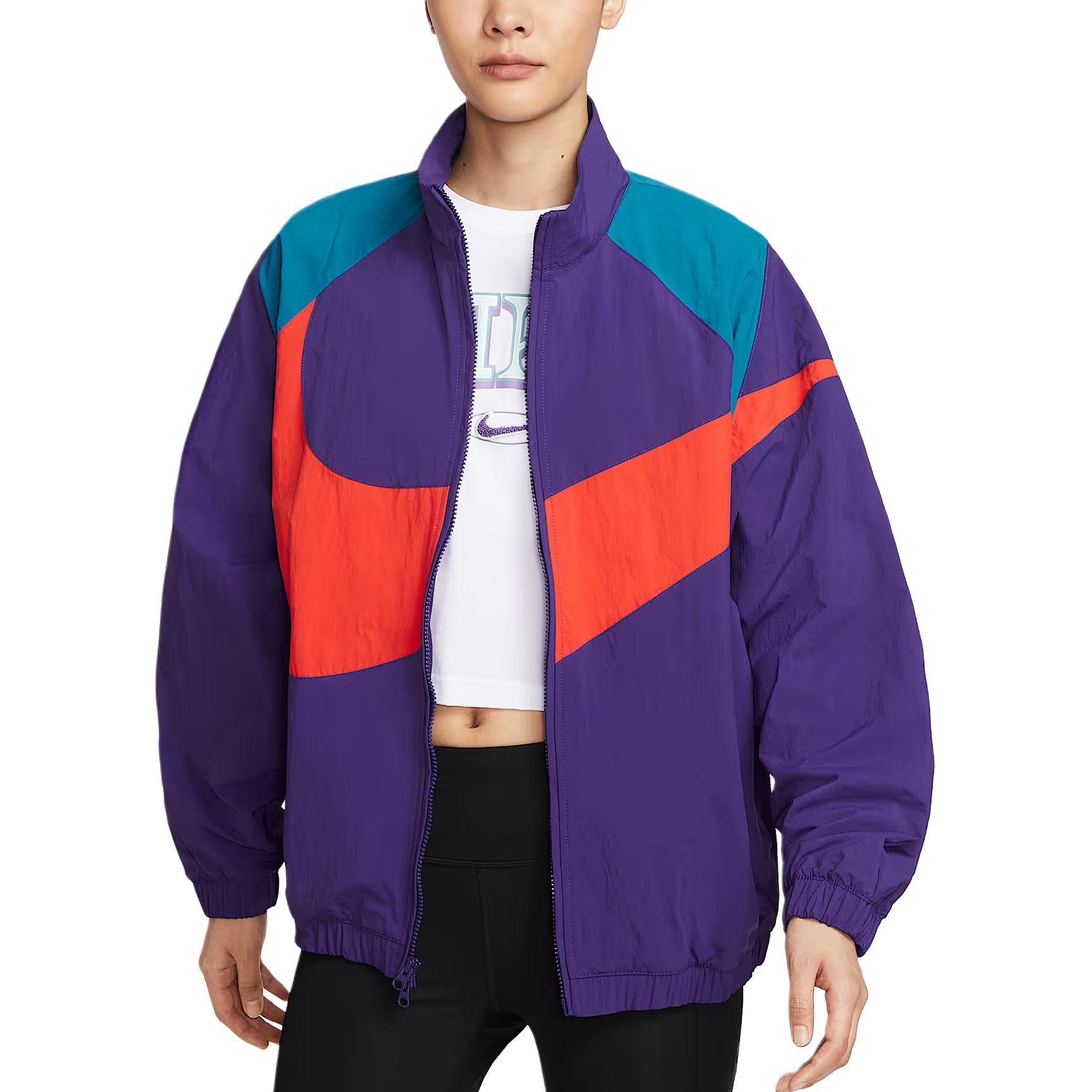 

Nike Спортивная куртка женская, Court Purple/Abyss Green/Passionate Red