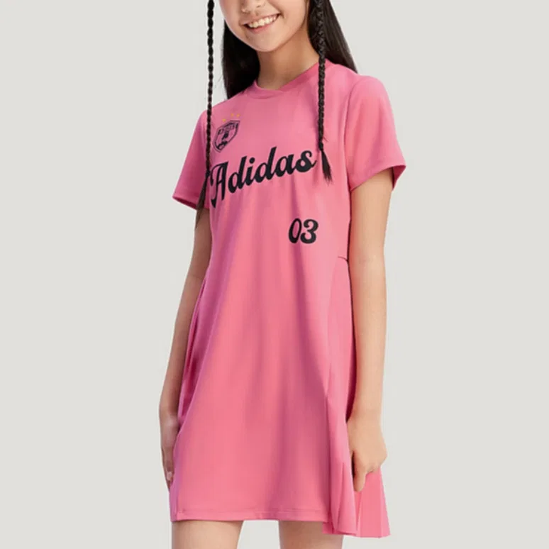 Платье детское Crew Neck Adidas, Pink — фото 4