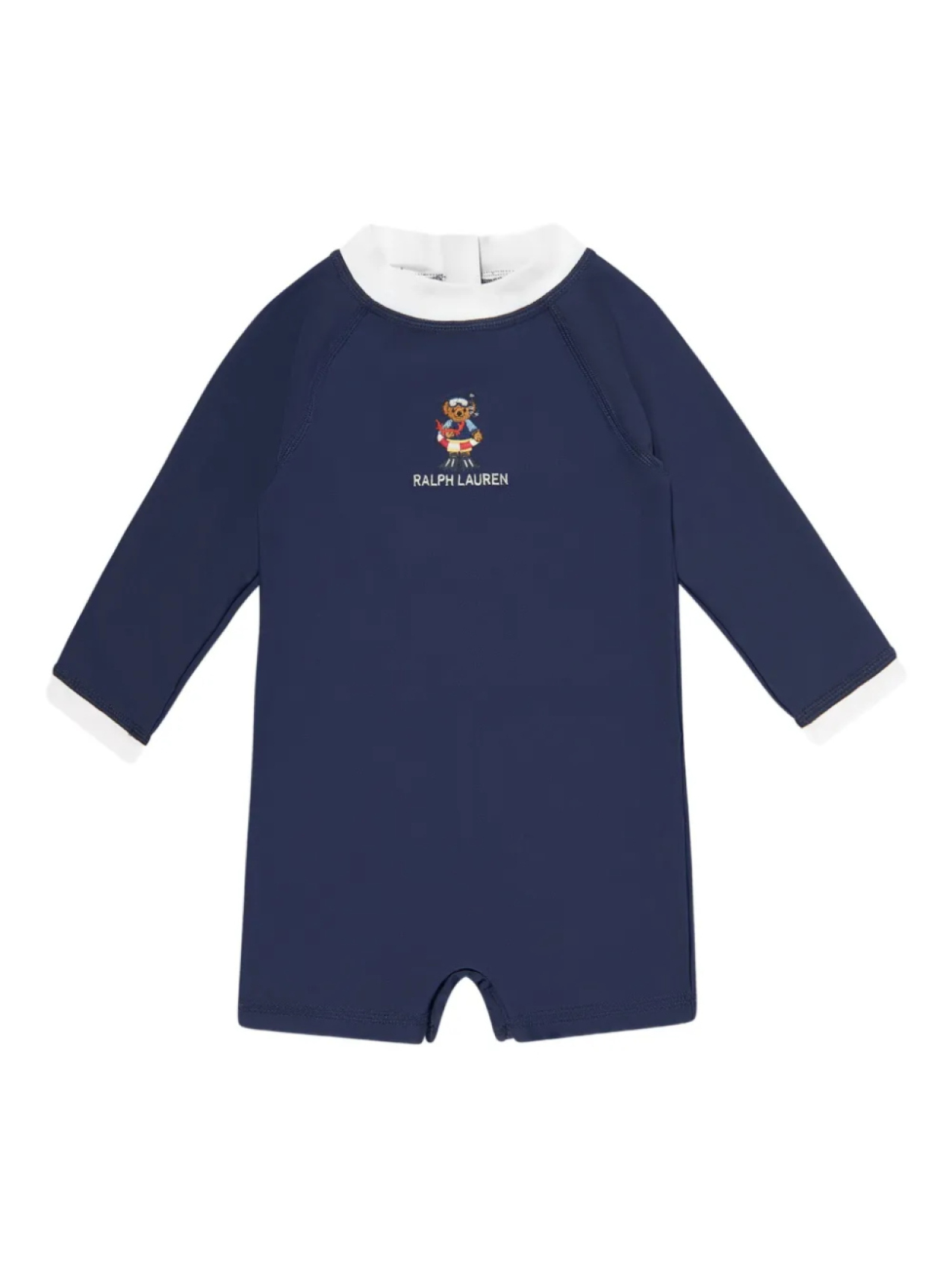 

Купальник POLO RALPH LAUREN KIDS с вышитым логотипом, синий