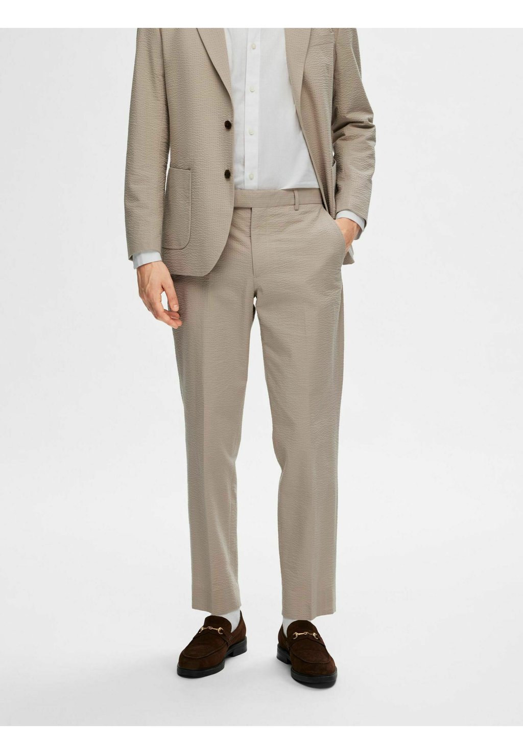 

Костюмные брюки Trousers Selected Homme, бежевый