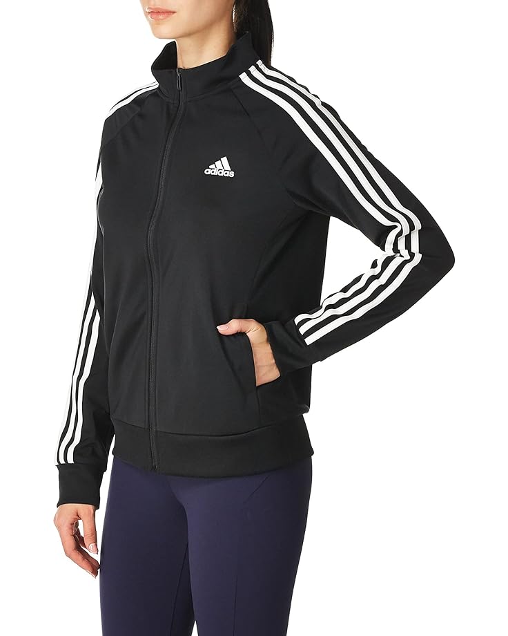 

Куртка Adidas Plus Size Essentials Warm-Up 3-Stripes Track Jacket, черный