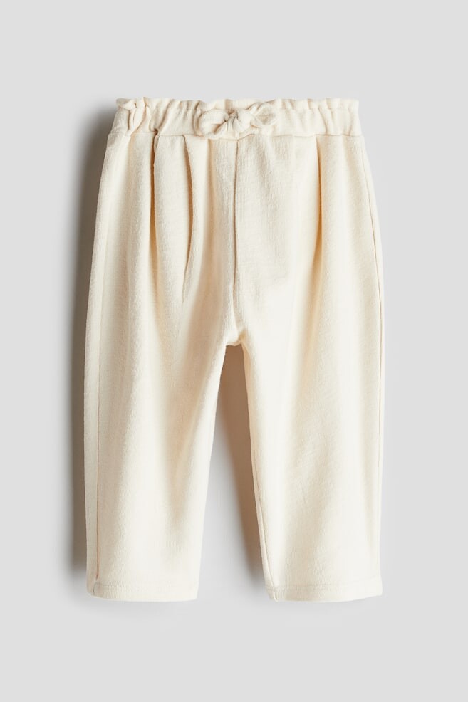 

Брюки с бантом H&M, бежевый