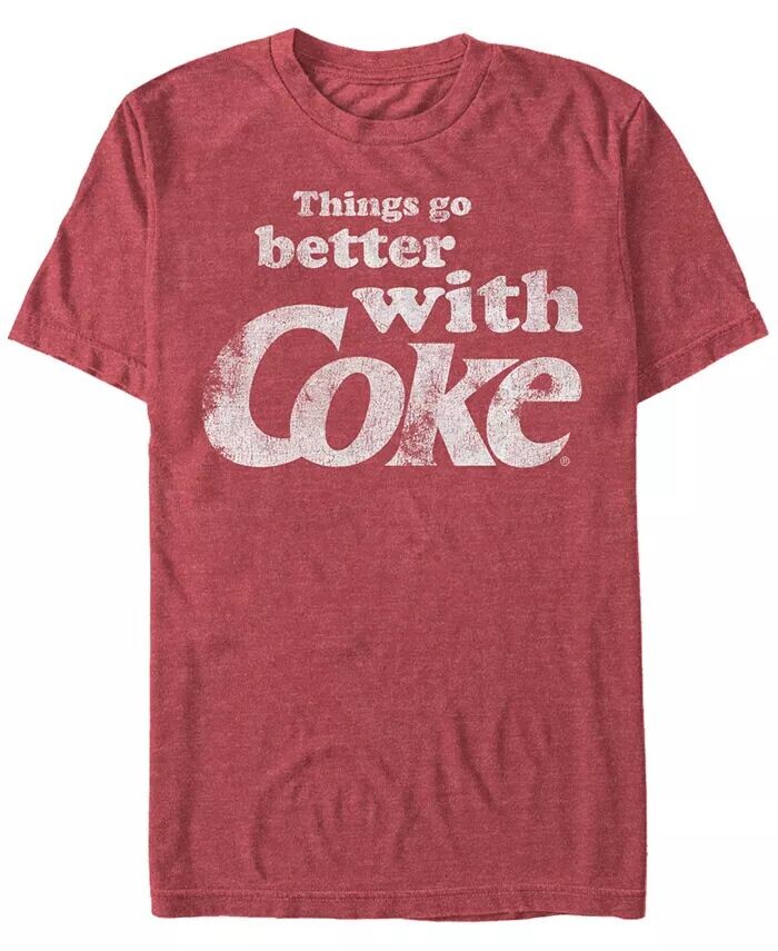 

Мужская футболка с коротким рукавом Better With Coke Fifth Sun, красный