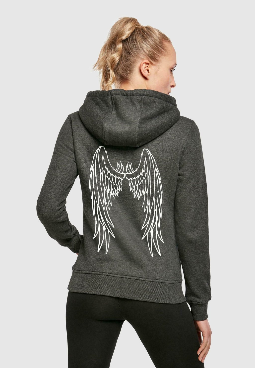 

Толстовка WINGS - Hoodie Mister Tee, темно-серый