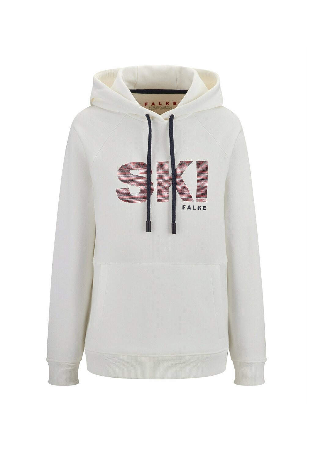 

Толстовка с капюшоном SKIING FALKE, молочный