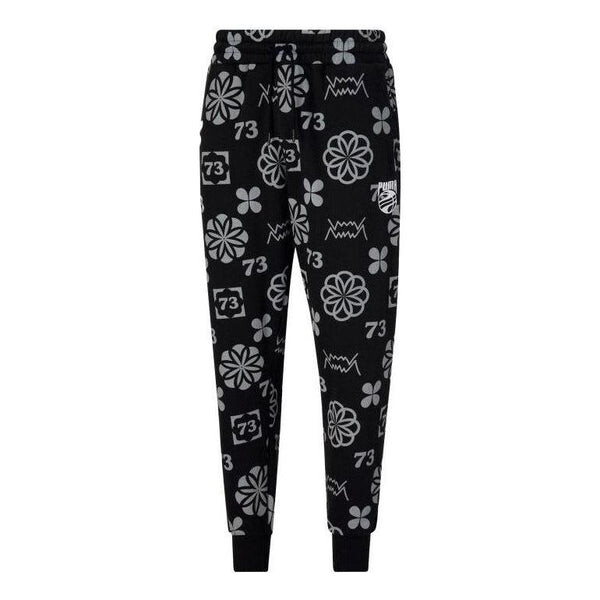 

Брюки booster clyde print pants 'black' Puma, черный