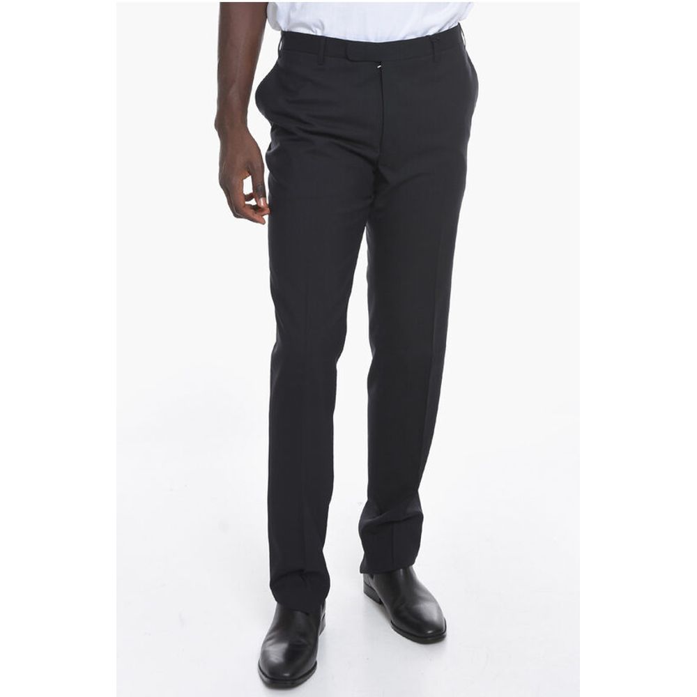 

CC COLLECTION Брюки-чиносы REFINED из натуральной шерсти Corneliani, Blue