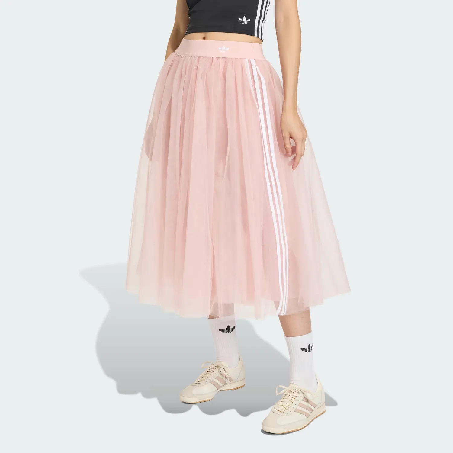 Тюлевая юбка Adidas Originals, Sand Pink — фото 4